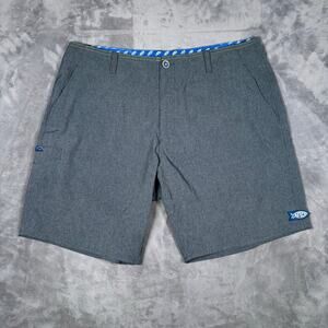AFTCO Fishing Shorts Gray AFTECH Performance Men’s Size 36